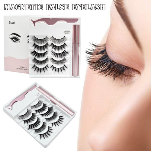 Forever Beauty Ultra 5 Pairs Magnetic Eyelash & Eyeliner Kit