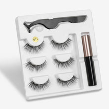 Load image into Gallery viewer, Ultra 3D 3 Pair Magnetic Eyelashes/Eyeliner Set