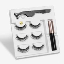 Load image into Gallery viewer, Ultra 3D 3 Pair Magnetic Eyelashes/Eyeliner Set