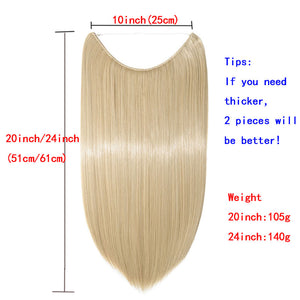 Halo Style 20" Synthetic Heat Resistant Hair Extensions