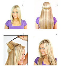 Load image into Gallery viewer, Halo Style 20&quot; Synthetic Heat Resistant Hair Extensions